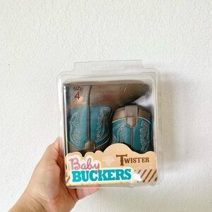 Twister Kids Shoes - Brown and Blue